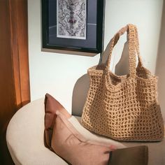 paper rope straw shoulder bag Trendy Natural Braided Shoulder Bag, Casual Braided Jute Bag, Trendy Beige Braided Straw Bag, Casual Braided Straw Shoulder Bag, Casual Braided Tote Shoulder Bag, Trendy Woven Jute Shoulder Bag, Casual Braided Jute Shoulder Bag, Trendy Braided Beige Crochet Bag, Casual Braided Jute Bucket Bag