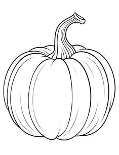 Blank Pumpkin Template Coloring Page - A blank pumpkin ready for any face or design the kids want to create. Blank Pumpkin Printables, Free Pumpkin Printables, Printable Pumpkin Template, Pumpkin Templates Free Printable, Pumpkins Drawing, Amish Pie, Printable Pumpkins, Pumpkin Templates Free