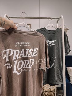 Screen Print Tshirt, Church Merch, Jesus Clothing, Jesus Clothes, Christian Shirts Designs, Church Shirt, Praise The Lord, Screen Printed Tshirts, Faith Clothing