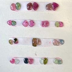 "Gem: Multi Color Tourmaline Type: Rose Cut Structure: Natural Gemstone Colors: Pink, Red, Blue, Green, Yellow (Multi Color) Clarity: Transparent Grade: AA Quality: Fancy Cut with slight Inclusions Shape: Fancy Shape Size: MM Approx G1- 8.6x6 mm G2- 9x6.5 mm G3- 8.5x7.4 mm G4- 6.3x5.5 mm G5- 8.7x7.5 mm G6- 7x4.5 mm G7- 6.8x5.2 mm G8- 6.5x4.8 mm G9- 10.7x5.6 mm G10- 7.6x7.7 mm G11- 6.5x6 mm G12- 7.2x5.5 mm G13- 8x4.7 mm G14- 7x5.3 mm (Please Select in Option) Pieces: 2 (1 Pair) For All Available Peridot Birthstone Ring, Raw Crystal Ring, Raw Gemstone Ring, Healing Crystal Jewelry, Tourmaline Jewelry, Blue Tourmaline, Watermelon Tourmaline, Red Blue Green, August Birth Stone