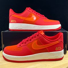 Nike Air Force 1 07 Lv8 Atl Red/Crimson Fd8306-657 Men’s Size 9 >Brand New Never Worn And In Amazing Condition, Comes With Box! (Missing Lid) No Rips/Tears/Stains Anywhere On The Shoes. If You Have Any Questions Please Message Me And I’ll Get Back To You As Quickly As Possible. >If You Like This Pair Of Shoes You May Like Some Of My Other Pairs As Well, I Have Over 1,000 Pairs To Choose From I Give Discounts On All Bundles Nike Air Force 1 Fade-resistant For Sports, Casual Red Fade-resistant Basketball Shoes, Red Lace-up Custom Sneakers For Sports, Red Lace-up Running Sneakers, University Red Custom Sneakers With Cushioned Footbed For Sports, Red Low-top Custom Sneakers For Running, Red Leather Fade-resistant Sneakers, Red High-top Fade-resistant Basketball Shoes, Custom Red Sneakers With Round Toe For Running