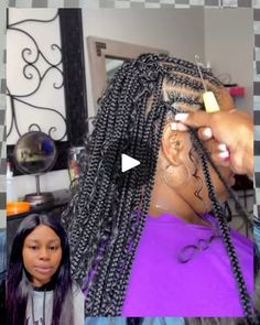 2.4M views · 12K reactions | Crochet braids tutorial step by step | Crochet braids tutorial step by step. credit to Vb weaving | By Sexyosas fashion & lifestyle | Facebook Braids Tutorial Step By Step, Crochet Braids Tutorial, Braids Tutorial, Two Step, Braid Patterns, Step By Step Crochet, Crochet Weaves, Braid Tutorial, Natural Hair Updo