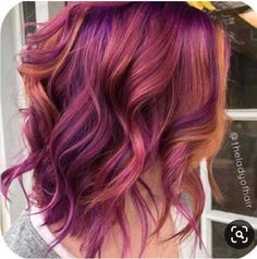 Copper Highlights, Hair Idea, Beautiful Hair Color, Pretty Hair Color, Bright Hair, Haircut And Color, Hair Inspo Color, Rainbow Hair, Cool Hair Color