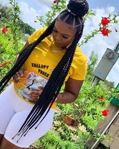 2023 Braid Hair Trends For Black Women, Jumbo Stitch Braids, Styles With Weave, Big Box Braids Hairstyles, Feed In Braids Hairstyles, Feed In Braids, Girl Braided Hairstyles, African Hair Braiding Styles, Braiding Styles