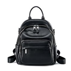 Classical Bags New Collection| Baginning Casual Black Leather Backpack With Zipper Closure, Casual Black Leather Backpack With Zipper, Casual Travel Bag With Metal Zipper, Casual Bags With Metal Zipper For Daily Use, Oversized Clutch, Vintage Backpacks, Oversized Tote Bag, Oversized Tote, Woven Tote Bag