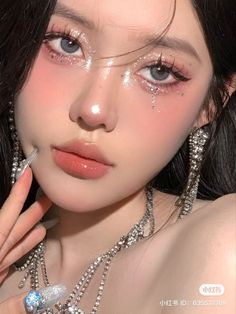 Xiaohongshu Makeup, Gem Makeup, Ball Makeup, Concert Makeup, Rave Makeup, Formal Makeup, Japanese Makeup