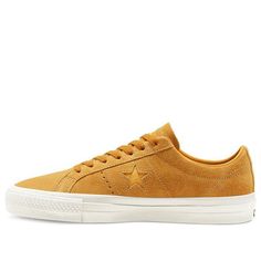 Converse One Star Pro Yellow 168653C (SNKR/Retro/Skate/Unisex/Low Top) Converse One Star Pro, Converse One Star, One Star, Stylish Sneakers, Low Top, Perfect Pair, Converse, Sneakers, Yellow