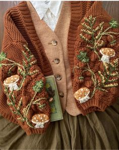 Plant Core Outfit, Hobbit Core, Clothes Board, Clothing Aesthetic, Earthy Outfits, Vintage Mushroom, Crochet Inspo