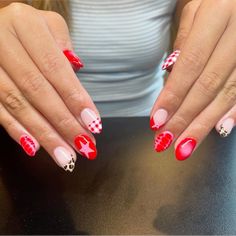 Hazel Nails, Nashville Nails, Favorite Family Tradition, Customized Nails, Clear Gel Nails, Teen Nails, Holiday Acrylic Nails, Acrylic Nail Shapes, Hello Nails