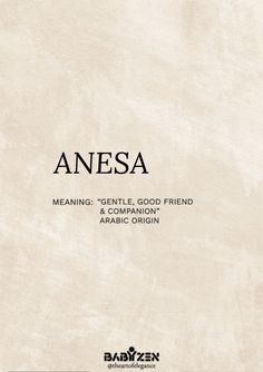 ansa meaning, tenille good friend and companion arabic origin by babyzen