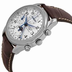 Longines Watch Men, Corum Watches, Longines Master Collection, Oris Watches, Longines Watch, Brown Leather Strap, Luxury Watches For Men, Leather Silver, Dark Brown Leather