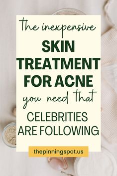 Here's an inexpensive celebrity skincare routine to clear acne. It's the ultimate anti acne skincare routine to help you get rid of acne and pimples so if you want celebrity skin, the smooth no pimple skin, this is it. It will help you finally treat acne for good. Sounds like the acne skin treatment you're looking for, check out this anti acne skincare routine Celebrity Skincare, Celebrity Skin Care, Celebrity Skin, Treat Acne, Acne Facial, Hormonal Acne, Clear Face