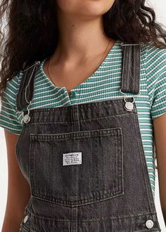 Meet the warm-weather version of our favorite one piece. With workwear origins, these versatile shortalls have a classic vintage style that you'll wear season after season. Bib pocket, buttons at side. Slant front pockets. Patch back pockets. Loose fit. Rolled bottom hem on shorts. 100% Cotton. Model is wearing a size S. Fall Winter Shoes, Classic Vintage Style, Shady Lady, Black Levis, Live Wire, Hot Iron, Vintage Levis, New Instagram, Classic Vintage