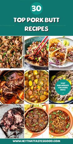 Pork butt recipes create tender and flavorful dishes, perfect for slow-cooked meals or barbecue feasts. Turn this rich cut into memorable and satisfying recipes for any event. Satisfying Recipes, Slow Cooked Meals, Slow Cooked, Pork Recipes, Slow Cooker, How To Memorize Things