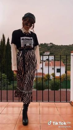 Diy Vetement, Soft Grunge, Retro Outfits, Outfits Casuales, Zebra Print