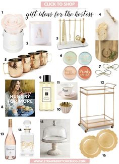 the gift guide for the hostess