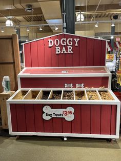 the dogy bar is on display for sale