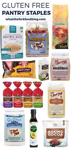 Snacks Pantry, Gluten Free Pantry, Free Pantry, Gluten Free Info, Patisserie Sans Gluten, Dessert Sans Gluten, Cookies Gluten Free, Going Gluten Free, Gluten Free Living