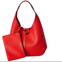 Salvatore Ferragamo Gancini Hobo Bag In Candy Apple Red Leather With Gold Tone Hardware And Gancini Details. Made In Italy Interior Design: Suede And Leather Lining Shoulder Strap Drops 10 Inches Fold Over Flip With Turn Lock Closure 15.7 In Wide X 11 In High X 4.7 In Deep Brand New, Authentic, Comes In Original Box Red Calf Leather Bag For Shopping, Red Calf Leather Shopping Bag, Designer Red Calf Leather Bag, Luxury Red Tote Bag, Elegant Red Calf Leather Shoulder Bag, Red Calf Leather Travel Bags, Modern Red Calf Leather Shoulder Bag, Formal Red Hobo Bag, Red Shopping Bags With Palladium Hardware