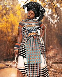 Xhosa Attire Traditional Dresses, South African Traditional Clothing, Xhosa Bride, South African Clothes, Architecture Reference