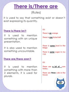 an image of there is there are rules in the text below it, which includes two words that appear to be true or false