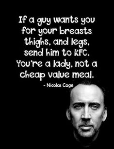 Nicholas Cage, Singles Awareness Day, Being Single, Single Quotes, Funny Valentines Day Quotes, Nicolas Cage, Valentine's Day Quotes, Self Quotes