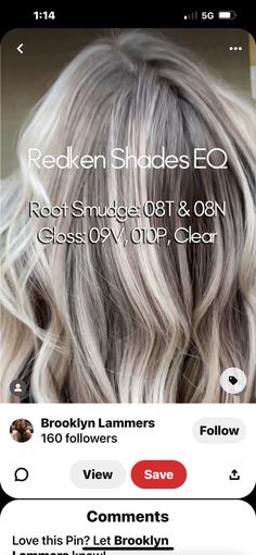 Level 8 Ash Blonde Redken Formula, Grey Blending Formula, Silver Hair Color Formula, Toning Formulas, Ashy Hair