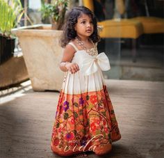 Paithani Dress For Baby Girl, Kids Saree, Frocks For Babies, Designer Kids Wear, Kids Wear Girls, Kids Frocks Design