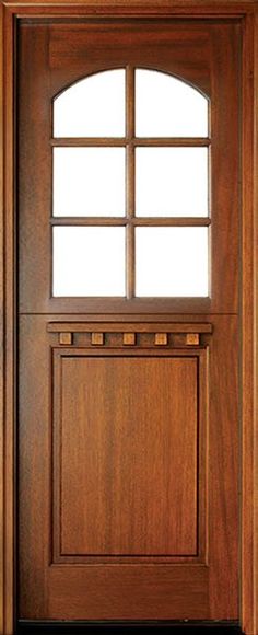 Buy (Dutch-TDL-6LT-Arched-E-01-1P) Exterior door created by DSA from $3,781.00 online. Tailor the item with available options to match your requirements and view the adjusted price instantly, or add the item to Quote for more customization. This item comes in Single Door door systems and is constructed from Wood (Mahogany) species. The Craftsman, Dutch door is an outstanding fit for your space. Expect an estimated ship lead time of 4 to 6 weeks (Add 2 weeks for prefinished doors). We offer the l Single Door Design, Wood Exterior, Wood Exterior Door, Dutch Door, Exterior Door, Single Doors, Mahogany Wood, Exterior Doors, Wood Doors