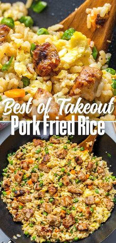 the best takeout pork fried rice recipe is ready in minutes and it's easy to make