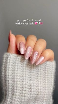 emily • chez nails shared a post on Instagram: "Velvet nails with regular polish? Yes please! 🙋🏻‍♀️💖 I looove how magical this looks. Tips for creating this effect: • Use thick coats so the magnetic particles have more room to move. I used 2 coats here • I moved the magnetic wand from right to left 4 times in total, leaving it on the left (where all the particles are dispersed and shiny) until that layer dries. Repeat for all steps, including top coat. This will help make the effect stronge Nails With Regular Polish, Top Coat