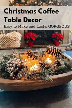 Coffee Table Decor Living Room, Xmas Centerpieces, Coffee Table Ideas, Table Centerpieces Diy, Coffee Table Centerpieces, Diy Table Decor