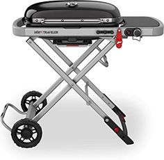 an image of a barbecue grill on wheels