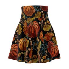 Perfect for a dance pumpkin pants! Just throw this skirt over some leggings and you are all set. A versatile fit skater skirt with a cozy, soft touch and a casual look. Inspired by the freedom of creativity, it will instantly become your everyday favorite. .: 95% Polyester 5% Spandex .: Versatile fit .: Printed on care label in black color .: White thread color .: Assembled in the USA from globally sourced partsImage by [matrioshka / Shutterstock] Pumpkin Pants, Skater Skirts, Womens Skirts, Orange Pumpkin, Womens Aprons, Pumpkin Orange, Care Label, Autumn Inspiration, Fall Pumpkins