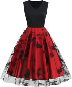 red dress \dress to impress #retro
Vintage Dress for Women 1950s Tea Party Embroidered Butterfly Floral A-line Cocktail Homecoming Dress 1950s Tea Party, Red And Black Butterfly, Prom Dresses Flowy, Retro Vintage Dress, Flowy Dress Short, Butterfly Net, Dresses By Pattern, Embroidered Butterfly, Dream Dresses