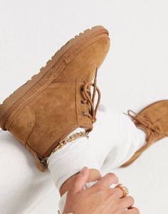 UGG Neumel Chestnut Lace Up Ankle Boots | ASOS