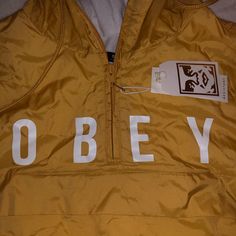 Brand New With Tags On Smoke Free Pet Free Home. Never Worn. Yellow Color With Fleece Inside And Rain Jacket Material On The Outside Green Rain Jacket, Pink Coat, Spring Jackets, Military Inspired, Jacket Brands, Polo Dress, Men's Coats And Jackets, Tweed Jacket