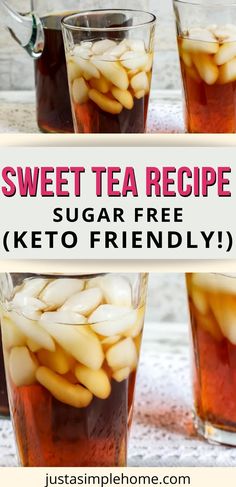 sweet tea recipe with sugar free keto friendly