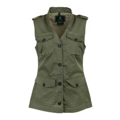 Women's Serengeti Vest - Greentd {border: 1px solid #ccc;}br {mso-data-placement:same-cell;}Inspired by the wide-open spaces of the fascinating African plain, the Beretta Serengeti line takes the concept of the Safari apparel to new heights of technical and sartorial excellence. A tapered waist adds shape to a classic Serengeti vest. The open neckline and short collar works well to wear a collared shirt underneath without extra bulk at the neck. Available in Hazelnut and Green this is a safari t Vest Outfit Women, Summer Collection Men, Safari Vest, Shooting Bags, Safari Trip, African Plains, Best Umbrella, Vintage Interior Design, Fur Sweater