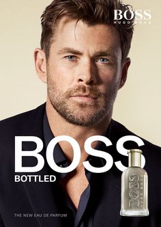 boss hemsworth chris hugo bottled celebrity parfum ad cologne perfume eau actors perfumes edp oct Pub Parfum, Perfume Magazine, Perfume Advertising, Hugo Boss Perfume, Perfume Adverts, Fragrance Ad, Chris Hemsworth Thor, Perfume Photography, Perfume Packaging