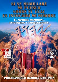 an advertisement for the event with jesus and other people in front of him, surrounded by lightning