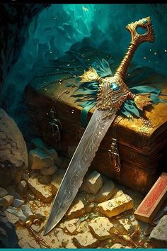 Magic Objects, Rpg Items, Naruto Facts, Fantasy Items, Dnd Items, Android Art, Magic Items, New Words, Swords