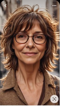 Hairstyles For Women Over 60 Medium, Haircuts For Women With Glasses, Haircuts With Glasses, Hairstyles For Women With Glasses, Medium Short Hairstyles, Short Hairstyles For Fine Hair, Hairstyles For Fine Hair, Medium Shag Haircuts