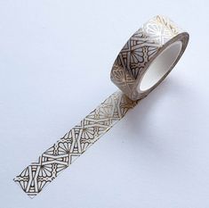 a roll of washi tape with an intricate design