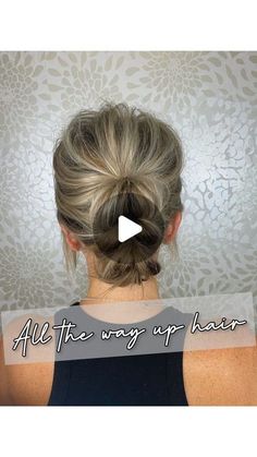 Ashley Erickson, Short Hair Updo Easy, Fine Hair Tips, Hair Updos Tutorials, Short Hair Up, One Year Later, Beach Hairstyles For Long Hair