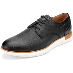 These Men Oxford Shoes Are Made With High-Quality Materials. The Surface Is Made Of Synthetic Leather, While The Sole Is Made Of Imported Rubber, Which Ensures Durability And Comfort. These Lace-Ups Are Designed With Elegance In Mind. They Have A Classic Oxford Style That Can Also Be Worn As Business Or Casual Shoes For Men. The Dress Shoes Surface Features A Variety Of Textures And Patterns, Adding A Touch Of Sophistication To The Overall Design. The Combination Of The Patterns And The Shape Of Black Lace-up Dress Shoes For Business Casual, Casual Black Lace-up Shoes With Leather Footbed, Black Oxfords With Textured Sole, Black Plain Toe Oxfords With Textured Sole, Black Dress Shoes With Textured Sole For Business Casual, Black Dress Shoes With Rubber Sole For Business Casual, Black Dress Shoes With Textured Sole For Work, Business Casual Black Oxfords With Textured Sole, Casual Black Leather Dress Shoes