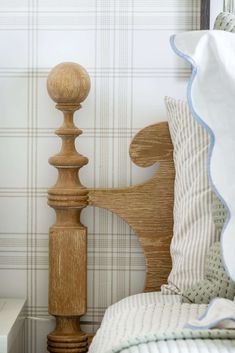 A lovely example of a late 18th-century "cannonball" bed. The cannon ball-shaped corner post turnings were popular patriotic symbols from the Revolutionary War. The posts elevate a low ram's head-shaped headboard over side rails that are fitted with a rope detail simulating rope bedding supports that were used during the 18th century. During the period, ropes were tightened periodically as they stretched from use. Thus, the expression "sleep tight" was born. Queen size is currently on backorder Cannonball Bed, Cannon Ball, Patriotic Symbols, Shaped Headboard, Ram Head, Mountain Designs, Sleep Tight, September 2024, 18th Century