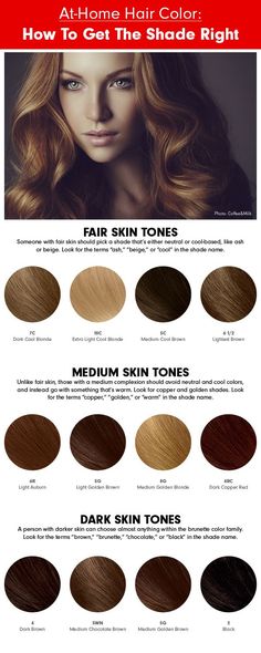 At-Home Hair Color: How To Get The Shade Right Hair Color Guide, At Home Hair Color, Hair Color Chart, Copper Hair Color, Color Guide, Cool Blonde, Super Hair, Light Hair Color, Trendy Hair Color