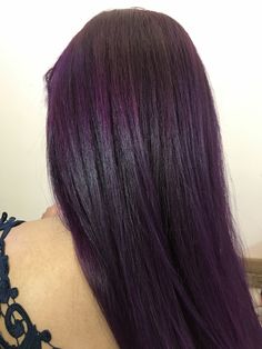 Deep Lavender Hair, Dark Purple Black Hair, Grape Hair Color, Dark Purple Hair With Brown, Dark Violet Hair Color, Deep Violet Hair Color, Dark Lavender Hair, Plum Black Hair, Midnight Purple Hair