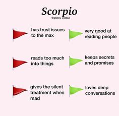 scorpio has trust issues to the max reading people reads too much secrets and promotes